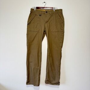 Noble‎ Outfitters Women Olive Green Cargo Pants Size 14 Cotton Blend Utility
